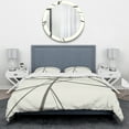 thumbnail image 2 of Designart 'minimalist black and white III' Geometric Duvet Cover Set, 2 of 4