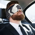 thumbnail image 5 of Wukai Artistic Black White Peacocks Print Sleep Mask - Eye Mask for Sleeping, Ultra Soft and Skin Friendly Full Eye Covers for Women/Men, Perfect Light Blocking Sleeping Mask, 5 of 7