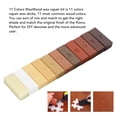 thumbnail image 3 of Kit De Reparación De Pisos, Kit De Reparación De Pisos De Madera Con Relleno De Cera Dura, Fácil De Usar, 11 Colores, Para Puerta De Madera, 3 of 7