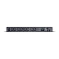 thumbnail image 1 of CyberPower Switched Metered-by-Outlet PDU81005 - Unité de distribution d'Énergie (Montable en Rack) - AC 100-120 V - Ethernet, USB, Série - Entrée : IEC 60320 C20 - Connecteurs de Sortie : 8 (Puissance IEC 60320 C13) - 1U - Cordon de 10 Pieds, 1 of 2