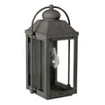 thumbnail image 4 of 1850DZ-LL Hinkley Lighting Anchorage - 1 Light Small Outdoor Wall Lantern in Traditional Style - 7 Inches Wide by 13 Inches High-Aged Zinc Finish-LED, 4 of 20