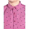 thumbnail image 3 of Visive Mens Big And Tall Short Sleeve Button Shirt, Printed Heart Shirts, 3 of 6