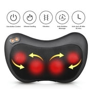 SUFFLA Shiatsu Pillow Massager with Heat for Back, Neck, and Shoulders