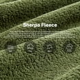 thumbnail image 6 of XIZZI 106" No-assembly L-Shaped Sectional Sofa Set w/ Ottoman, 28" Deep Seat & 11" Wide Armrest, Left Chaise, Green(Cloud Fleece Fabric), 6 of 9