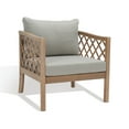 thumbnail image 5 of SAFAVIEH Couture Fiji Modern Eucalyptus Wood Solid Patio Chair, Brown/Light Grey, 5 of 13