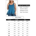 thumbnail image 6 of VASLANDA Women's Cami with Built in Bra Cup Casual Flowy Swing Pleated Tank Top with Adjustable Strap (S-4XL), 6 of 6