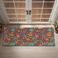 thumbnail image 2 of Colorful Dinosaurs Abstract Shapes Pattern Door Rugs,Washable Non Slip Door Mats Indoor,Decorative Door Mats,Entry Mat Indoor for Entrance,Bedroom,Kitchen,Bathroom,16"x47", 2 of 6