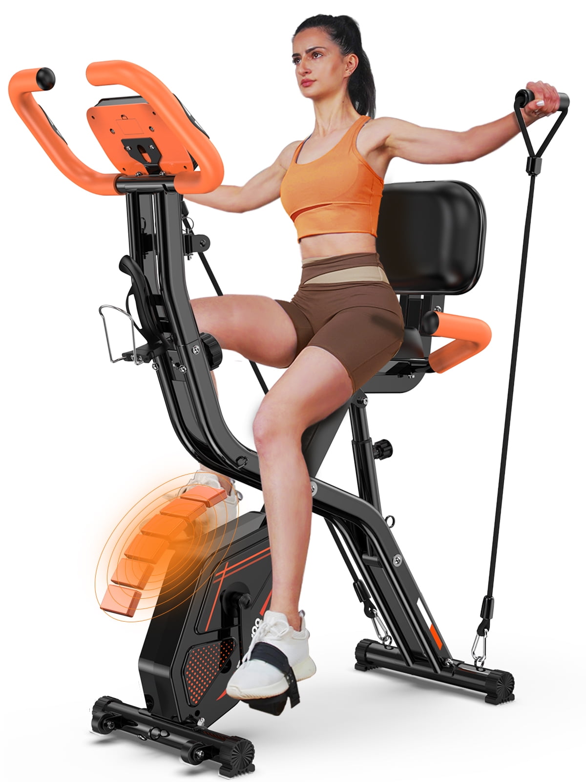 Verakare by Innova RBE3000 Recumbent Bike with Arm Hand Exercisers Max Weight Capacity 350 lb Walmart