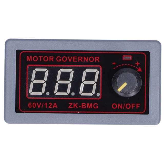 Controlador de motor de CC, controlador de velocidad 60 V 12 A Controlador de velocidad del motor de CC Perilla Gobernador de velocidad Durabilidad extendida NikouMX herramienta