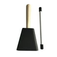 thumbnail image 2 of hengtong Cowbell Music Toys Wooden Handle Children Music Toys Cheering Bell Metal Cowbell, 2 of 9