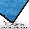 thumbnail image 6 of iPad 10.2 Inch 9 8 7 2021 2020 2019 [iPad 9th / 8th / 7th Gen ] A2197 A2270 A2602 Smart Magnetic Trifold Pencil Holder Soft Silicone TPU Back Cover - Blue, 6 of 7