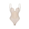thumbnail image 4 of Top moldeador de cuerpo de una pieza con tirantes estilo europeo y americano, corsé que contrae el abdomen, sujetador moldeador de cuerpo sin espalda, medias, 4 of 4
