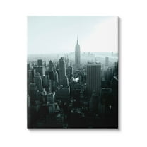Stupell Industries Aerial City View Urban Skyscraper Photograph Gallery Wrapped Canvas Print Wall Art, Design by Aledanda