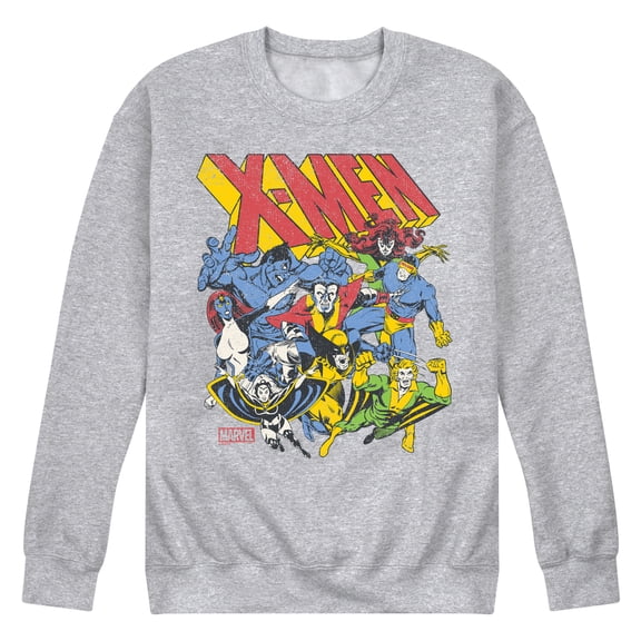 X-Men - Group Logo Oversized Graphic Fleece Sweatshirt