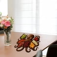 thumbnail image 2 of ACDANC Octopus Charcuterie Board,Octopus/Kraken Design Wood Serving Tray,Nautical Wood Serving Tray for Cheese,Nautical Serving Tray for Cheese,Nautical Party Tray (Octopus 11in,no fork), 2 of 7