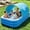 118" X 69"-blue, variant on Inflatable Pool with Canopy, Swimming Pool for Adults, Large Blow Up Pool Ideal for Family Backyard Garden Party, Outdoor Summer Fun, 102" x 65" x 22"(Green)