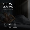 thumbnail image 3 of NICETOWN 100% Blackout Curtains 96 Inches Long , Full Light Blocking Window Treatment with Grommet, Thermal Insulate Curtains for Bedroom Nusery, Cappuccino, 52"x96", 2 Panels, 3 of 8