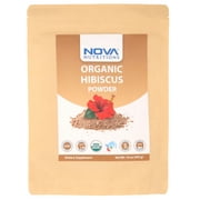 Nova Nutritions Certified Organic Hibiscus Flower Powder 16 OZ (454 Gram)