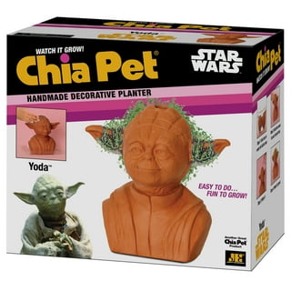 Bob Ross Chia Pet The Joy of Painting Decorative Pottery Planter