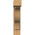 thumbnail image 2 of Ekena Millwork 7 1/2"W x 32"D x 36"H Funston Block Smooth Bracket w/ Offset Brace, Western Red Cedar, 2 of 25