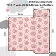 thumbnail image 5 of Strawberry and Girl Pink Pattern Teens Toddler Nap Mat with Pillow, Sleeping Mat Bag for Preschool Daycare 50"x20", 5 of 6