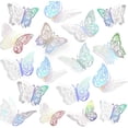 thumbnail image 3 of Decoraciones de mariposas, 3 tamaños, 3 estilos, decoración de pared de mariposas, decoraciones de fiesta de mariposas, decoraciones de cumpleaños, mariposas para manualidades, decoración de pasteles,, 3 of 4