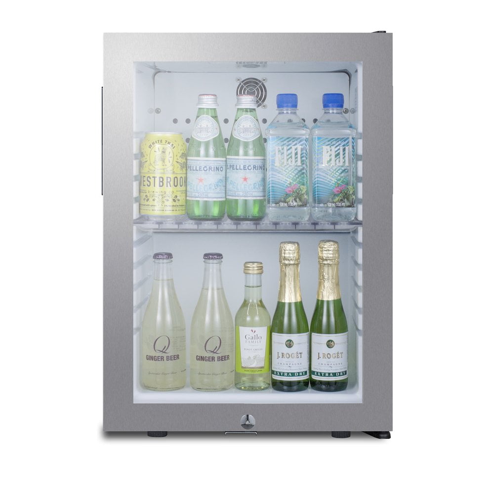 Summit Appliance MB27GLSSLHD 16' Wide Compact Minibar - LEFT HINGED