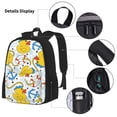 thumbnail image 3 of Fotbe Ducks and Anchors Set Escolar 3 en 1 para Niños - Mochila Duradera con Lonchera Aislante y Estuche para Lápices - Mochila Escolar para Niños y Niñas, 3 of 7
