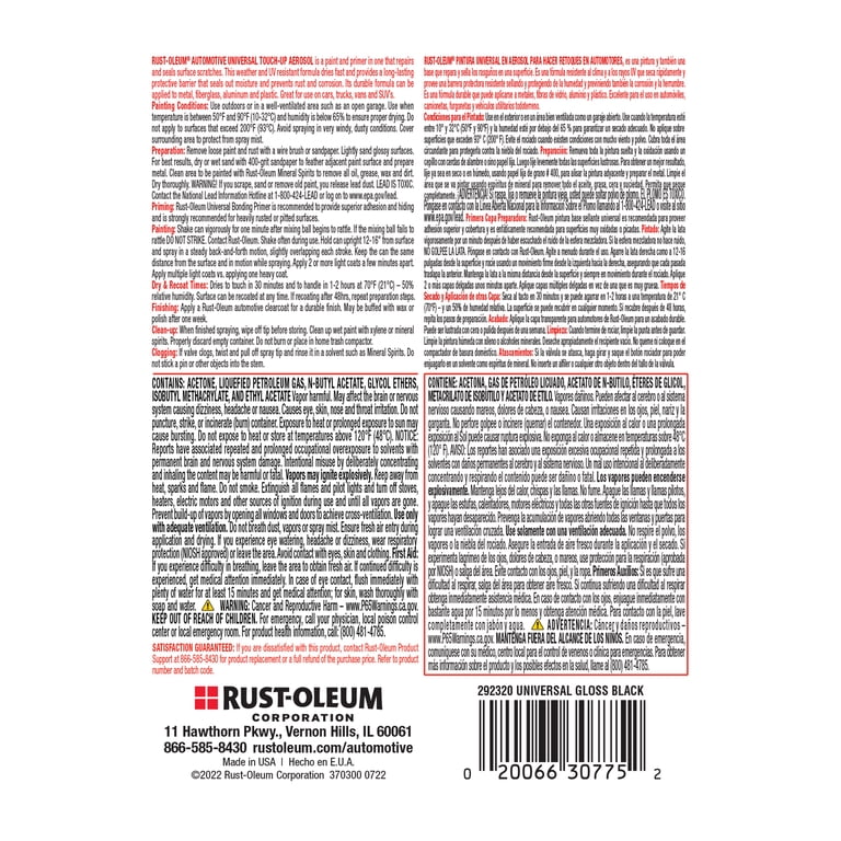 Rust-Oleum Automotive Gloss Touch Up Paint & Primer, Black photo 4