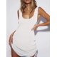 thumbnail image 2 of Xishao Vestido de Chaleco Ganchillo de Playa de Verano Cubre Bikini para Mujer D-Blanco D-Blanco Xishao ropa, 2 of 2