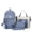 Blue, variant on jiaxiM School Backpacks Water Resistant Large Capacity 4 In 1 School Bag Set for Ages 6th 7th 10th 12th, High School, University, Outdoor Travel, Campus