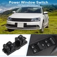thumbnail image 2 of Interruptor de ventana eléctrica Unique Bargains No.34D959857C para el lado del conductor delantero para Volkswagen Santana Jetta Negro, 2 of 7