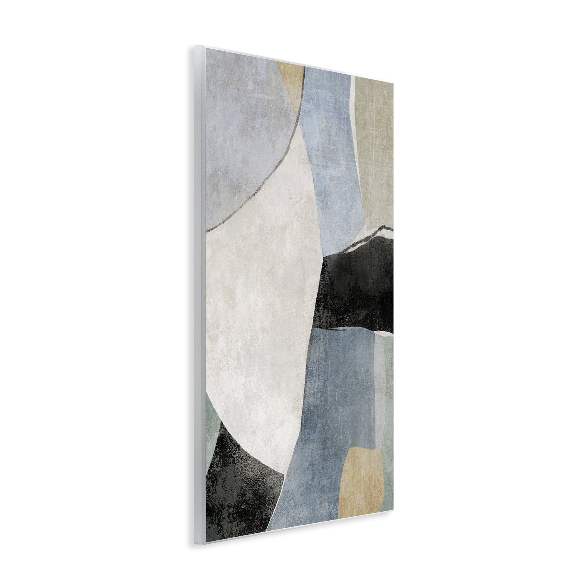 Stupell Industries Cutout Shapes Composition Abstract Painting Unframed Art Print Wall Art, 13 x 19
