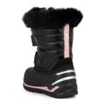 thumbnail image 3 of Fun by Acton Tiny, Black &amp; Pink - Baby Waterproof Winter Boots, 3 of 5