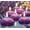 Purple, variant on 30 count White Floating Candles - Small Floating Candles for Centerpieces Unscented Dripless Wax for Decorations, Weddings, Parties, Holiday, Special Occasions and Christmas