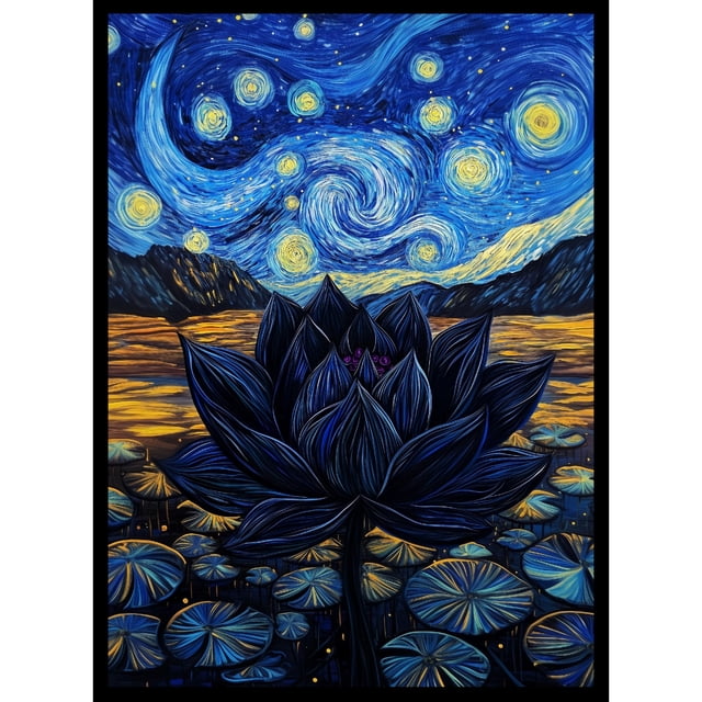 Fundas para cartas Realm Guard Starry Starry Black Lotus Matte