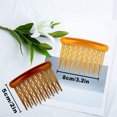 thumbnail image 2 of 4 Pcs Plastic Teeth Hair Combs,17-Tooth Comb Hair Accessories for Fine Hair,Plastic Side Hair Twist Comb,Small Hair Clip Comb with Teeth,Hair Accessories Bridal Wedding Veil Comb for Women (4 Colors), 2 of 5