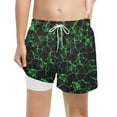 thumbnail image 4 of Mrzhqd Boys Fashion Swim Trunks With Compression Liner Summere Breathable Stretch Swim Shorts For Boys, 4 of 4