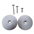 thumbnail image 4 of CoudarTitie Door Hole Cover Plate 6.7cm Deadbolt Cover Plate for Commercial Dorm Bedroom Argent, 4 of 9
