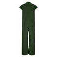thumbnail image 6 of Neewe Women Casual Loose Long Bib Pants Wide Leg Jumpsuits Baggy Cotton Rompers Overalls, 6 of 8