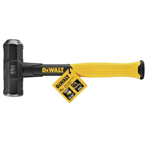 DeWalt 4 lb. Steel Engineer Hammer 12" Fiberglass Handle
