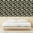 thumbnail image 3 of Ambesonne Tropical Peel & Stick Wallpaper for Home, Plumerias Leopards Print, 13"x72", Sage Green and Off White, 3 of 5