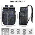 thumbnail image 2 of Scientific Formula Cooler Backpack - 20L High-Capacity Insulated Leakproof Lunch Backpack for Camping, Beach & Road Trips, Multi-Pocket Design, 2 of 6