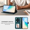 thumbnail image 5 of For Samsung Galaxy S23 FE 5G 6.4-inch Wallet Case Multi-Card Slots Zipper Wallet Leather Phone Case,Green,For Galaxy S23 FE 5G, 5 of 10
