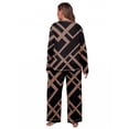 thumbnail image 7 of Cueply Women's Plus Size Pajama Set Long Sleeve Pjs Long Pants Sleepwear Two Piece Loungewear with Pockets, 7 of 7