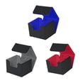 thumbnail image 1 of Caja de almacenamiento de cubierta de tarjeta de 3 uds Zulema Estuche de baraja de cartas rojo azul gris, 1 of 8