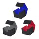 thumbnail image 1 of Caja de 3 piezas para más de 130 cartas, organizador de cartas coleccionables. rojo y azul y gris, 1 of 9
