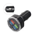 thumbnail image 2 of 6 Ports USB Car Phone Charger LED Digital display PD For QC3.0 Fast Charger, 2 of 12