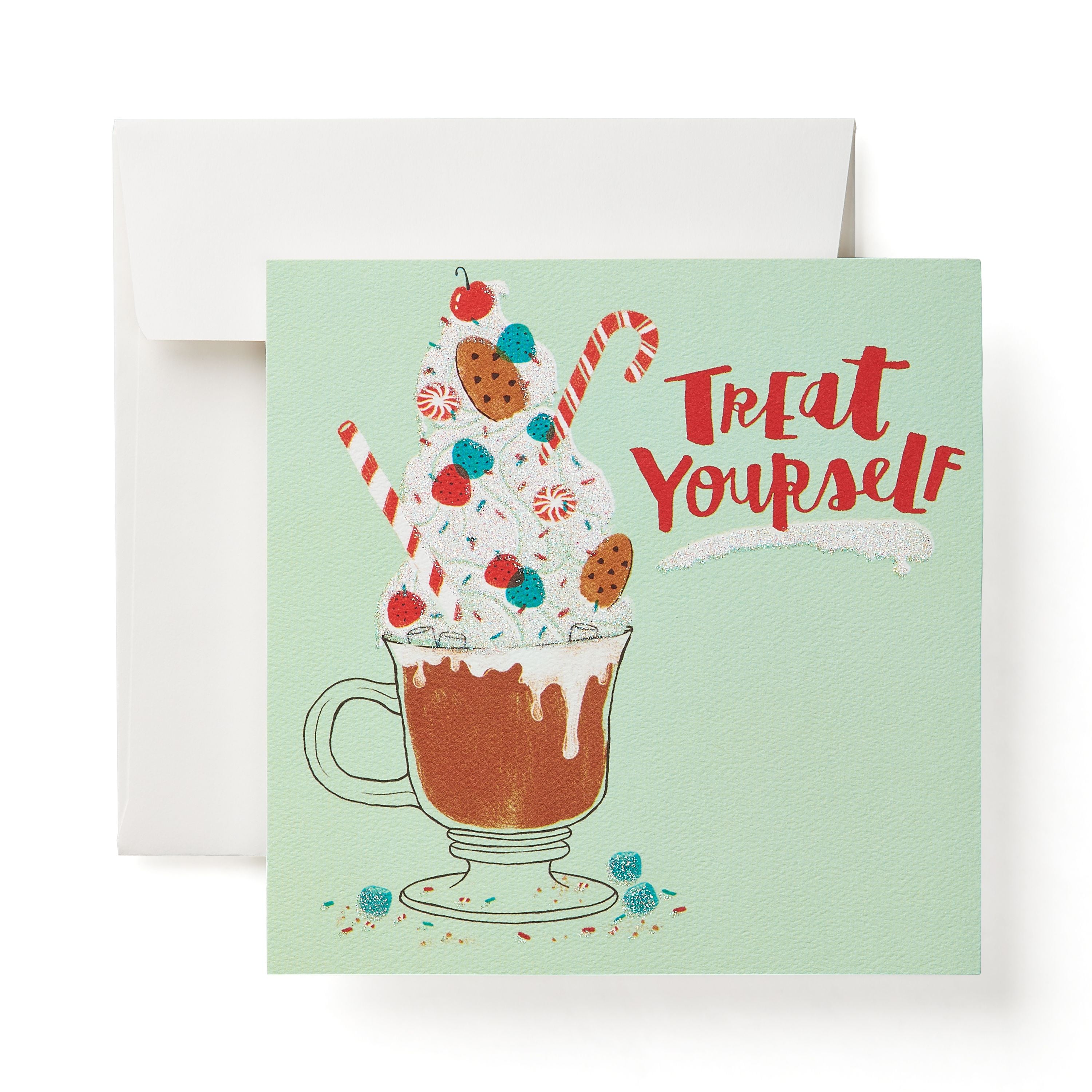 American Greetings Christmas Cards, 6Count (Treat Yourself) Walmart