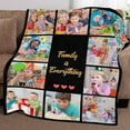 thumbnail image 4 of Personalized Blankets and Throws Photo Blanket Customized Using My Own Photos Customized Blanket Collage Blanket Customized, 4 of 6